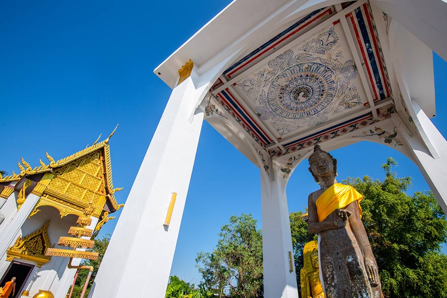 Activités lors de la visite à Phoum Pouk Stupa