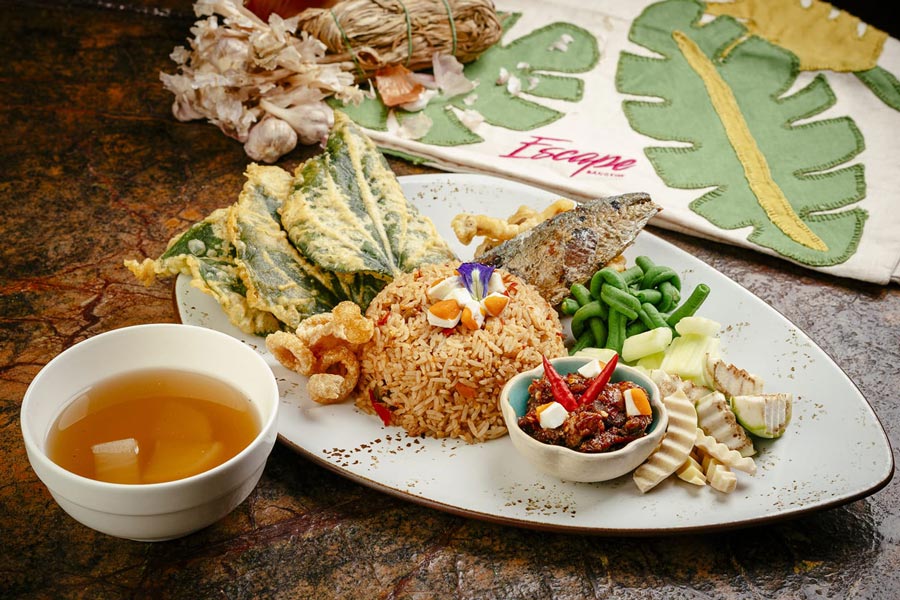 Khao phat nam prik pla too - Spécialité de la province de Phitsanulok