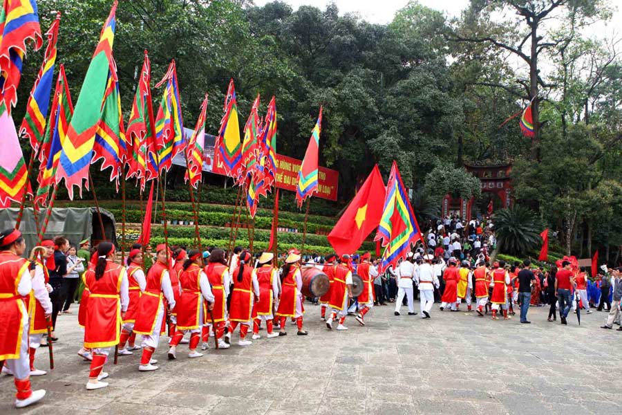 le festival du temple Hung
