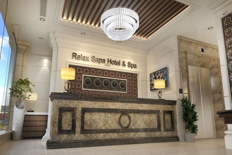 Salle de réception de l'hôtel Sapa Relax Hotel & Spa
