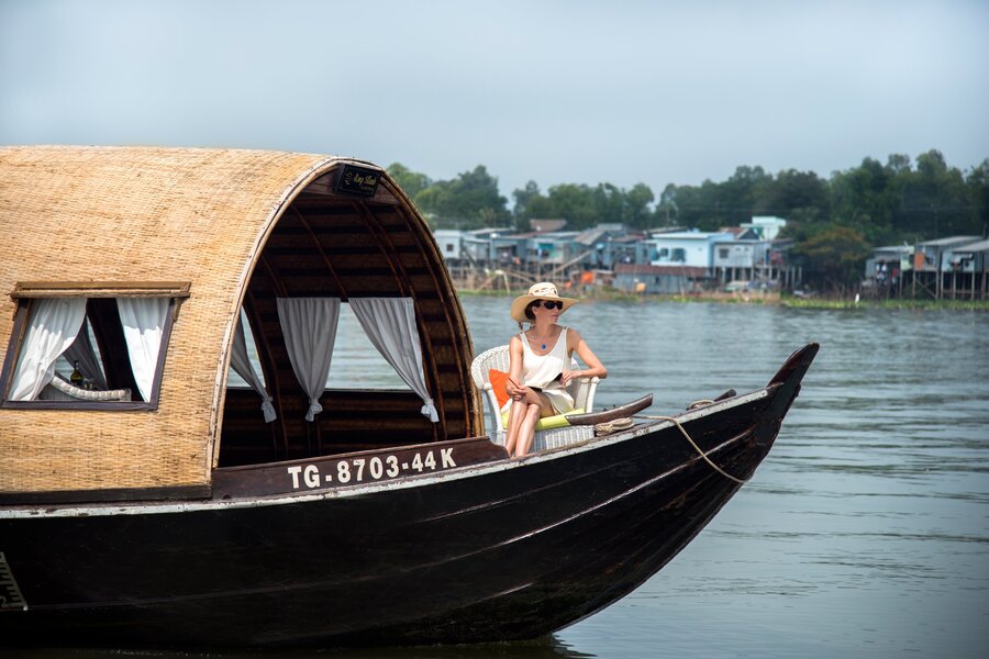 Une croisière sur le Mékong est une expérience emblématique parmi les activités au sud du Vietnam
