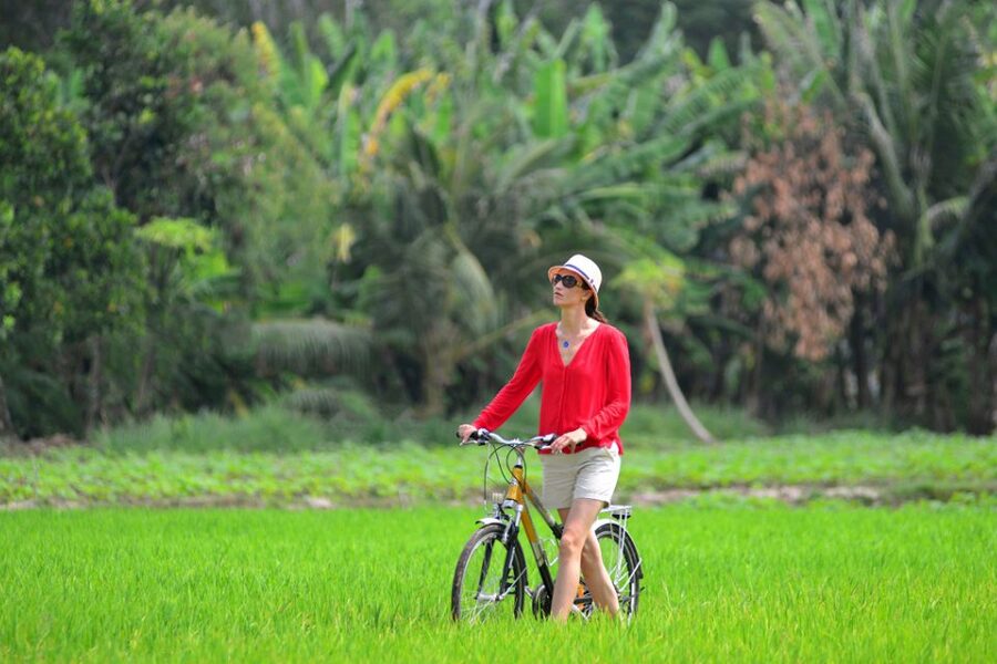 Explorer le delta à vélo est une façon authentique de voyager au sud du Vietnam