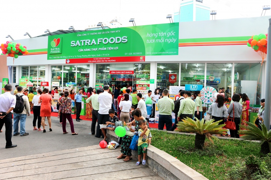 Satrafoods est une supérette au Vietnam gérée par une entreprise publique