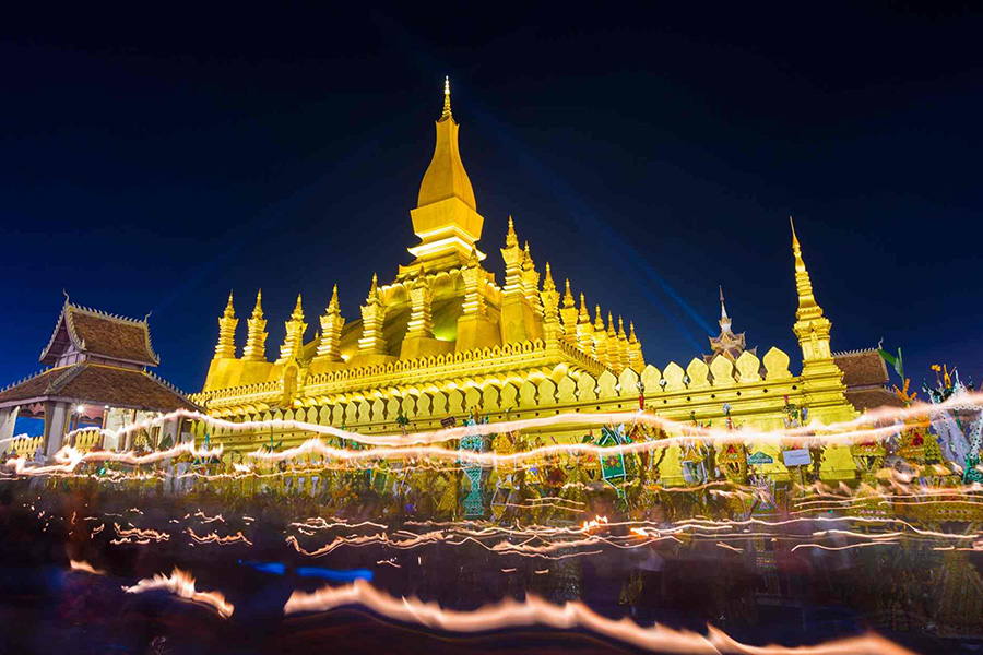 La Fête de That Luang est l’un des événements religieux les plus importants du pays