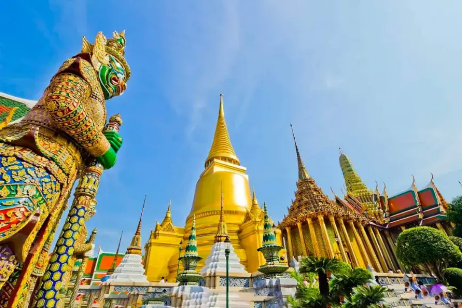 temple d'or- l'un des symboles les plus importants de la thailande