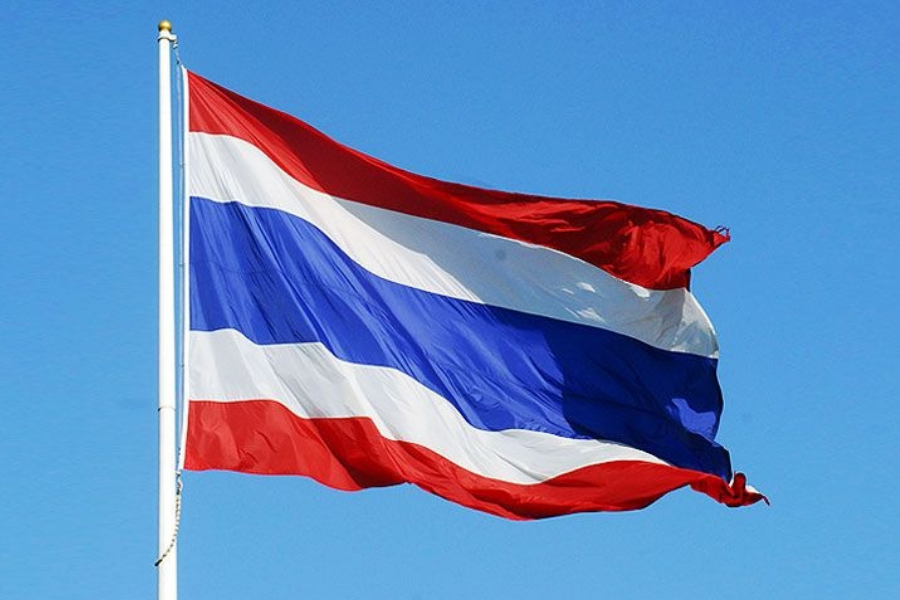 un symbole national- le drapeau thailandais