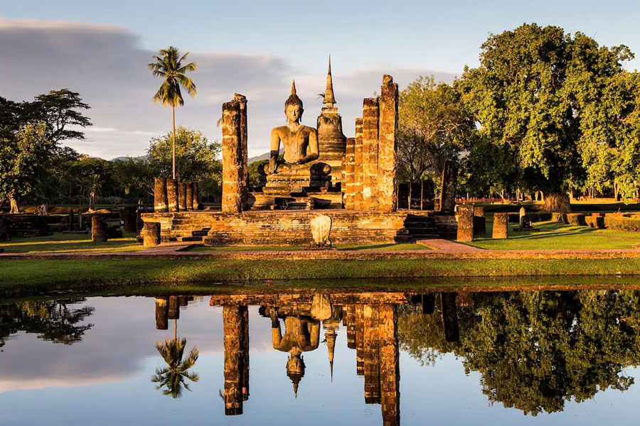 Sukhothaï est l'une destination hors des sentiers battus quand vous voyagez en Thaïlande en haute saison
