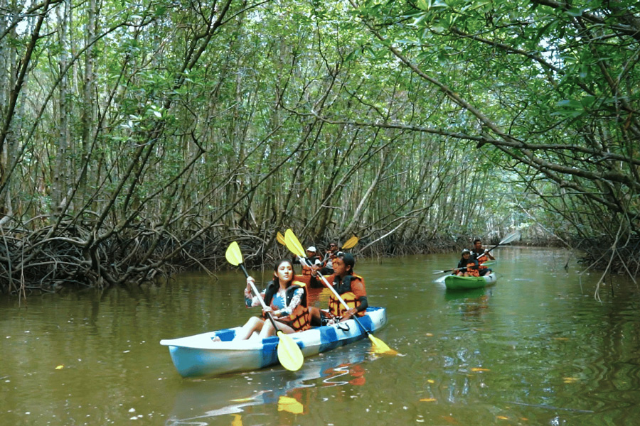 Exploration de la nature quand vous voyagez en Thaïlande en haute saison