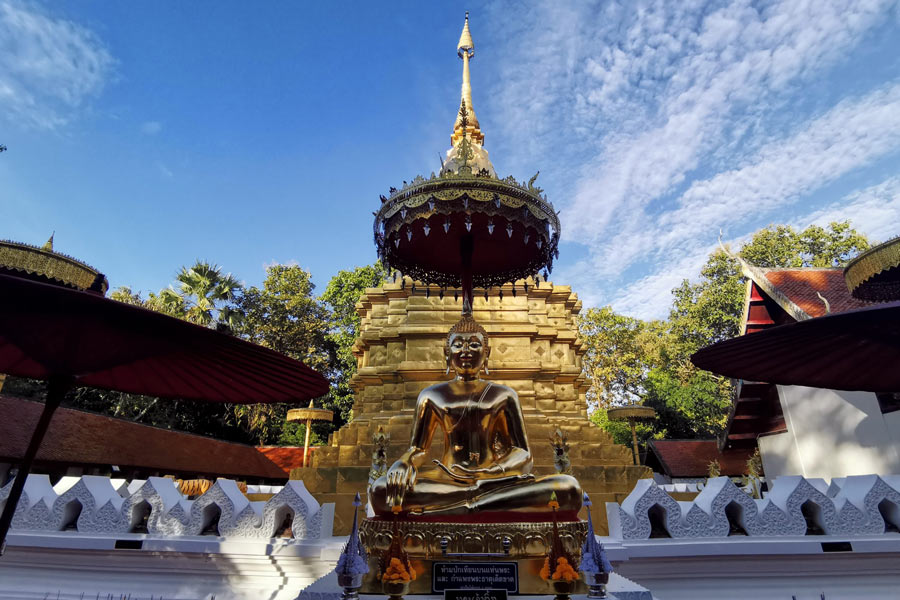 Le temple de Wat Phra That Chom Thong