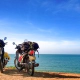 Moto dans le nord-ouest Vietnam