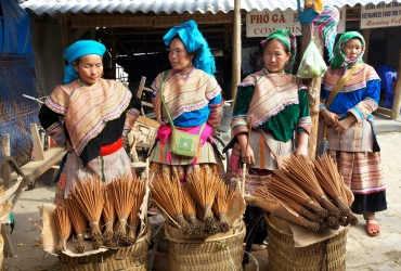 Lao Cai – Marché de Can Cau – Bac Ha (B/L/D)