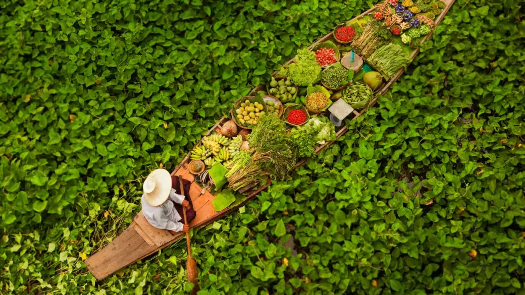 Bangkok - Damnoen Saduak – Marché flottant – Kanchanaburi