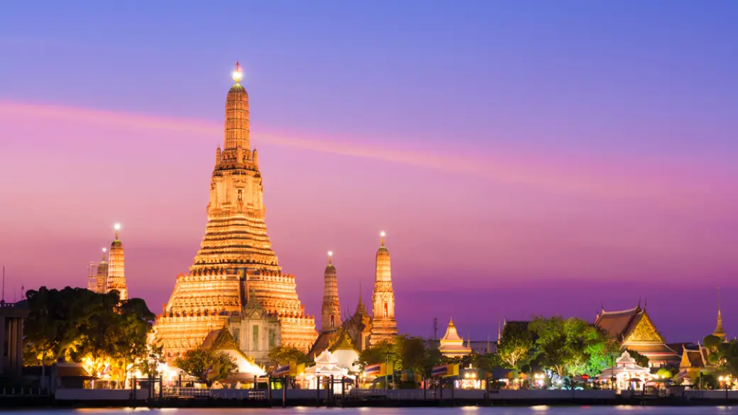 Bangkok – Visite de la ville - Excursion sur Chao Phraya