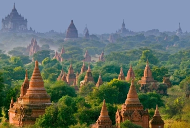 Yangon - Vol à Bagan - Visites guidées (B)
