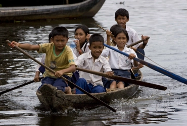 Siem Reap – Village flottant de Kampong Khleang – Chez l’habitant (B, L, D)
