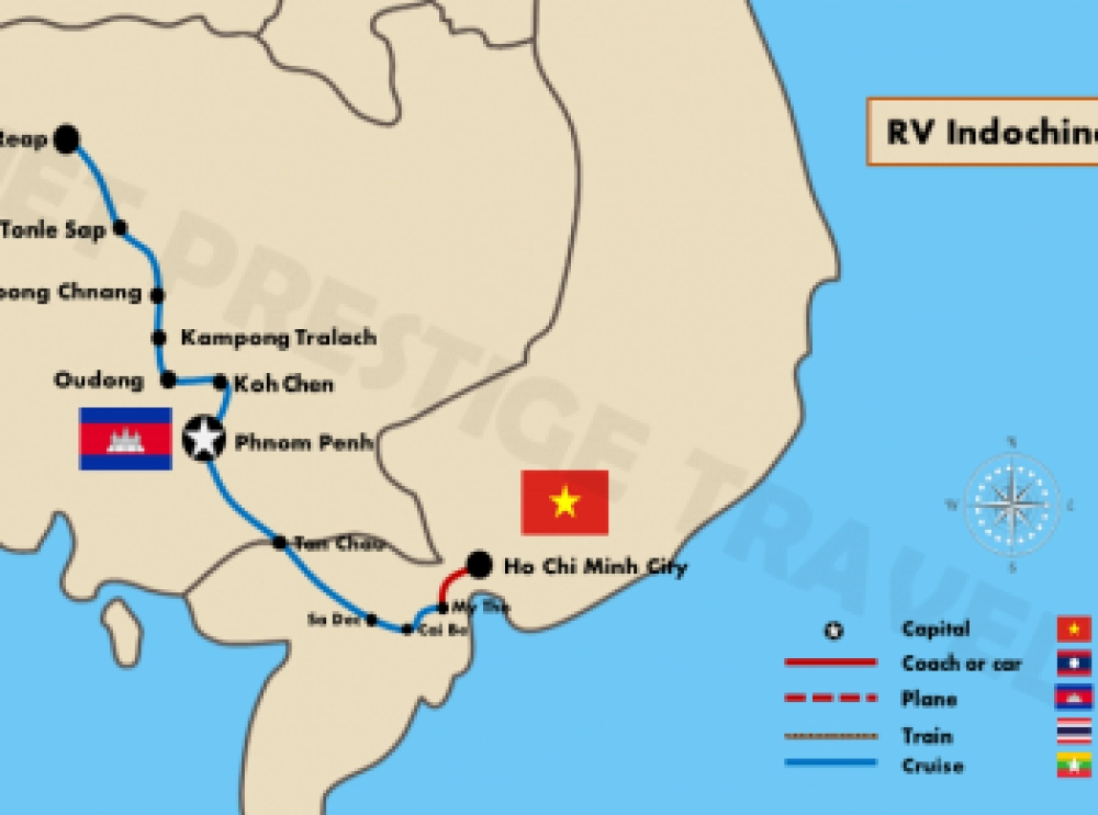 Chau Doc - Phnom Penh (B, L, D) 