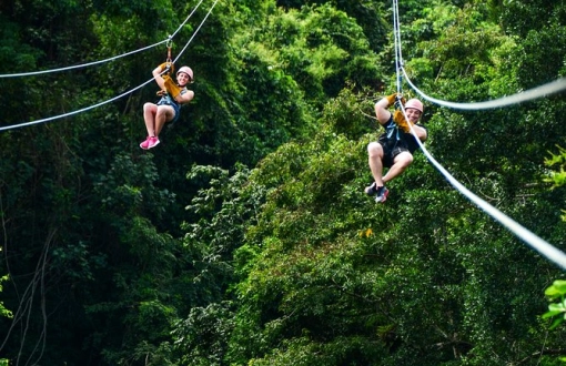 Ziplining à Singapour - Il est temps de planer comme Tarzan !