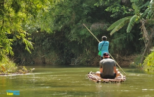 Aventure en famille: rivière Kwai et jungle