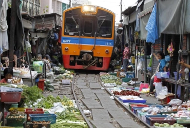 Bangkok – Marché flottant – Vélo à Bang Krachao (B)