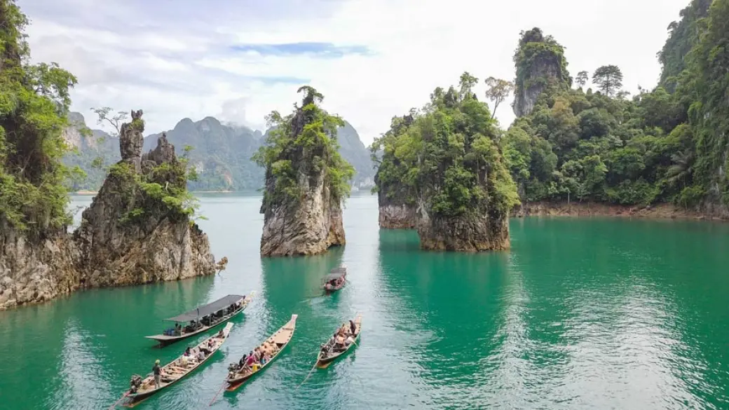 Lac de Cheow Lan - Khao Sok - Krabi Tour collectif avec guide anglophone (à Cheow Lan)
