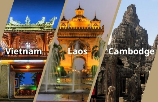 Sites touristiques incontournables dans les 3 pays Vietnam - Laos - Cambodge