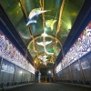 Espace d'art lumineux dans le pont piétonnier Tran Nhat Duat