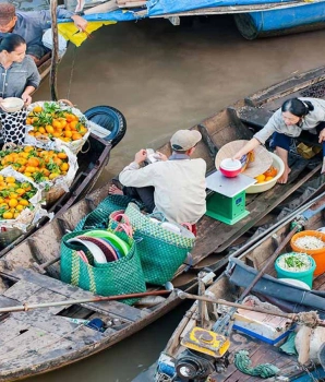 Courte visite 1 jour  du marché flottant de Cai Be