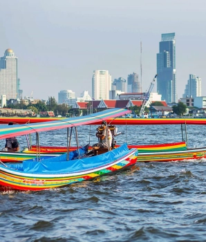 Mini - circuit à Bangkok : Une journée en bateau sur la rivière Chao Phraya