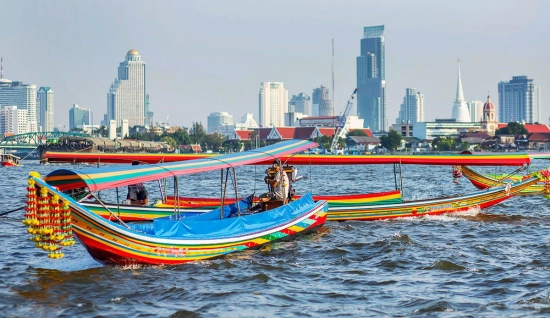 Mini - circuit à Bangkok : Une journée en bateau sur la rivière Chao Phraya