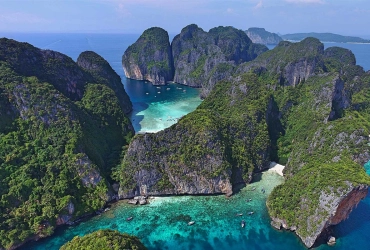 Excursion au coucher de soleil aux Îles Phi Phi en bateau rapide (-/L/D)