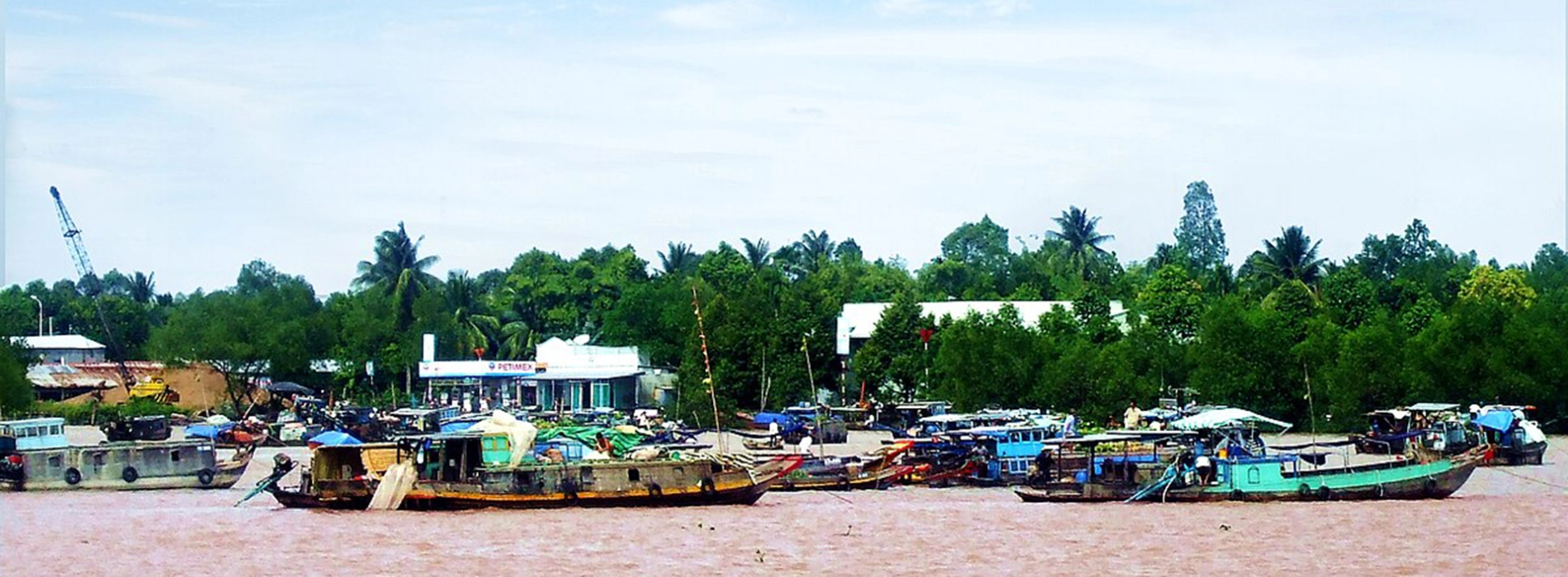 Marché flottant de Tra On