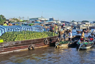 Can Tho – Marché flottant de Cai Rang – Chau Doc (B/L/D)