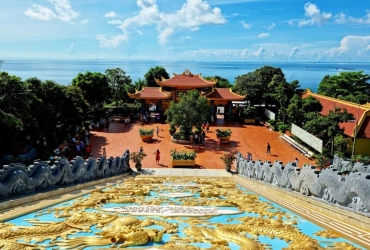 Expérience de pêche en mer - Monastère zen Truc Lam Ho Quoc - Sunset town