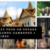 Budget pour un voyage combiné Thailande-Cambodge 2 semaines