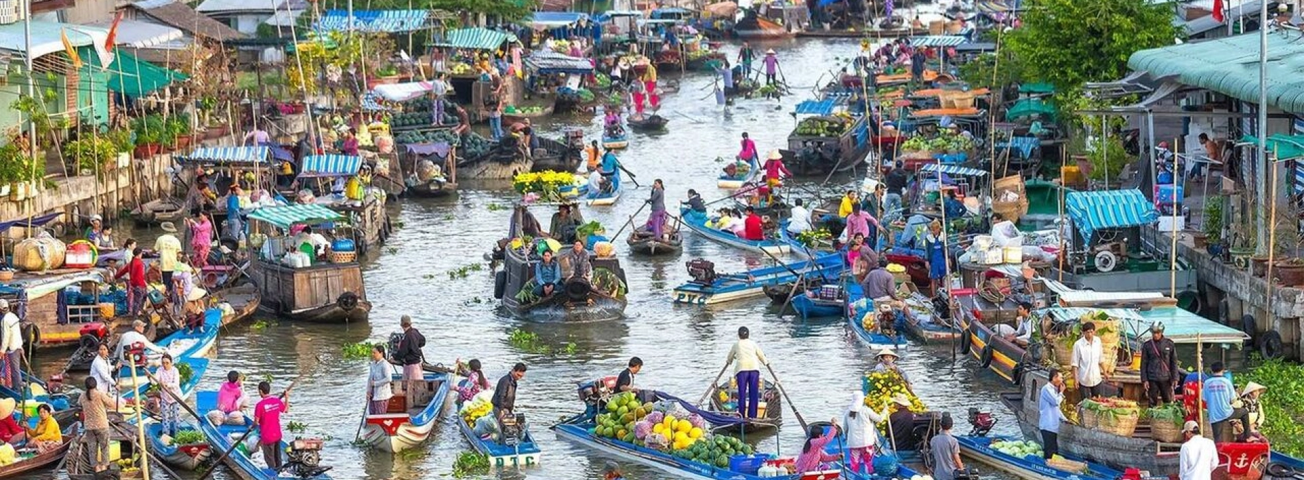 Marché flottant de Nga Bay