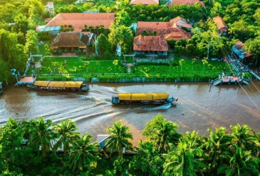 Saigon - An Hoa - Île de Tam Hiep - Chez Ut Trinh (B/L/D)