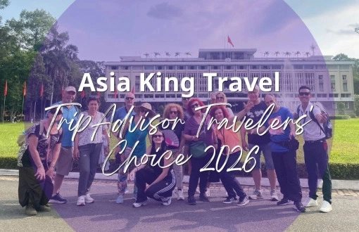 Asia King Travel est fier de recevoir le prix Tripadvisor Travelers’ Choice Awards 2026