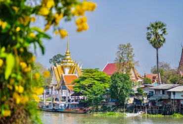 Ayutthaya – Visite de la ville – Train de nuit pour Chiang Mai (B)