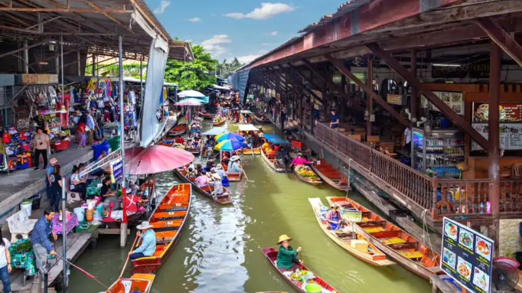 Bangkok – Marché flottant Damnoen Saduak – Kanchanaburi